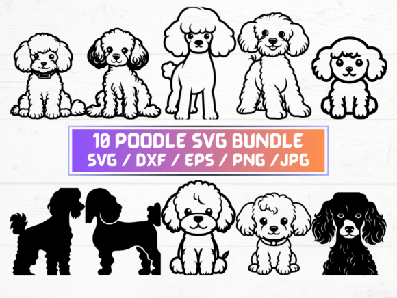 10 Poodle Svg File Graphics and Crafts Review