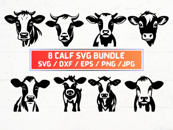8 Calf SVG Bundle: A Designer’s Review for Graphics and Crafts