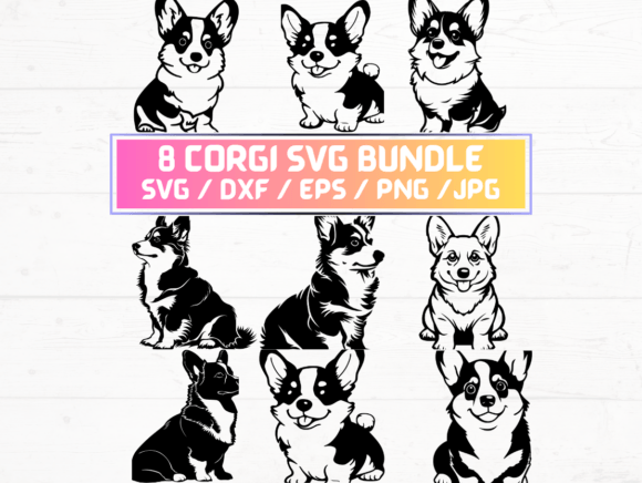 8 Corgi Svg Bundle Graphics and Crafts Review