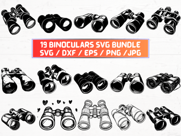 Binoculars SVG Graphics and Crafts Review