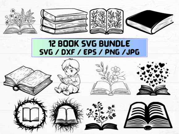 Book Laser Engraving Cut Files: Graphics and Crafts for Editorial Design