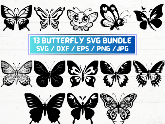 Butterfly SVG Laser Engraving Cut Files for Graphics and Crafts