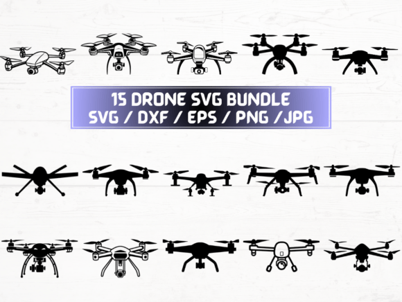 Drone SVG, DXF, EPS, JPG, PNG Graphics and Crafts Review