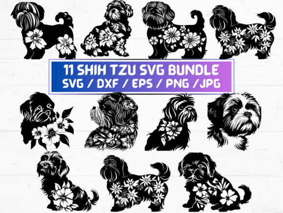 Reviewing 11 Shih Tzu Svg File for Embroidery