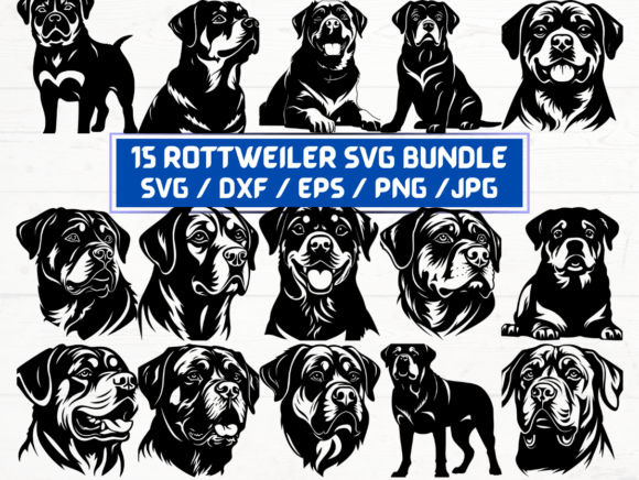 Rottweiler Svg Bundle Graphics and Crafts Review