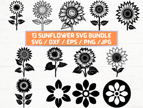 Sunflower Laser Engraving Cut File: A Designer’s Take on Graphics and Crafts Assets