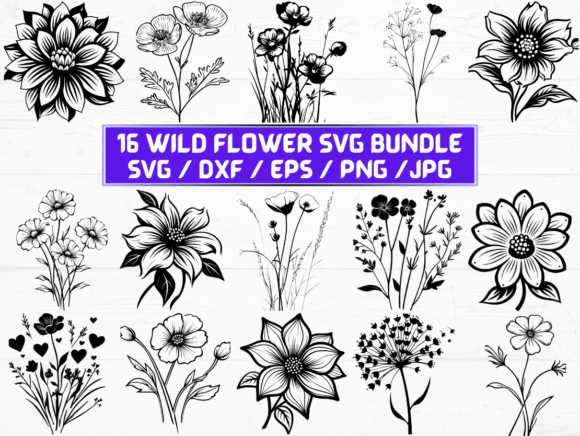 Wild Flower SVG File Embroidery Review